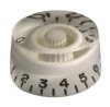 Knob guitar Epiphone style, white